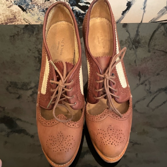 Rag & Bone wingtip platform heels - Picture 4 of 4